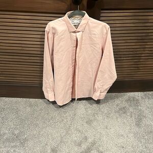 Zara slim fit large dress shirt. Pink